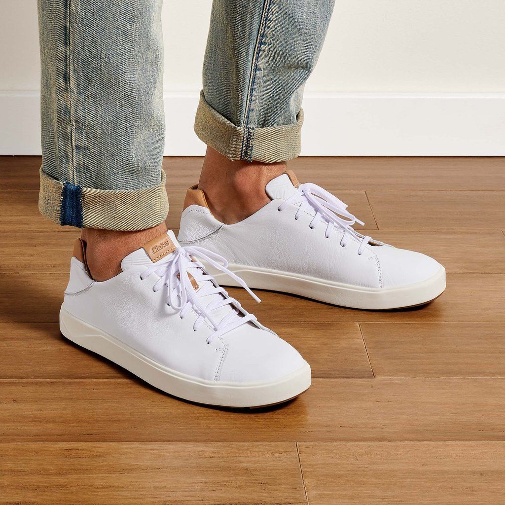 Zapatos Olukai Lae‘ahi Lī ‘Ili - Zapatillas Hombre Blancos 20786-295